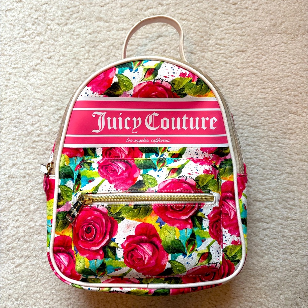 Juicy Couture Pink Floral Backpack